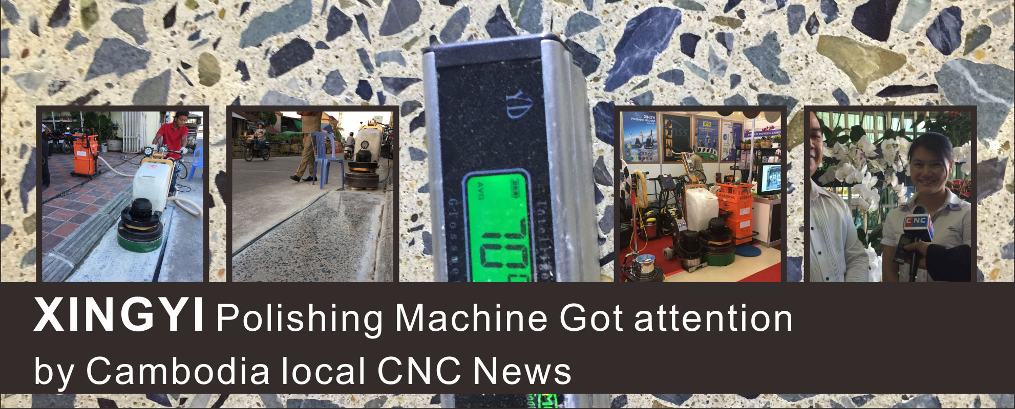 XINGYI полировки машина получила внимание в Камбодже местные новости CNC.