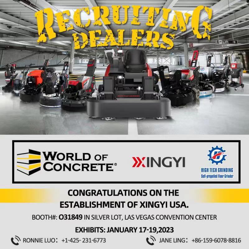 WELCOME TO OUR BOOTH AT WORLD OF CONCRETE 2023 